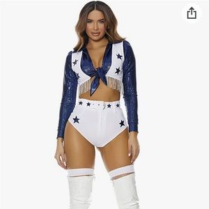 Dallas cowboy cheerleader costume